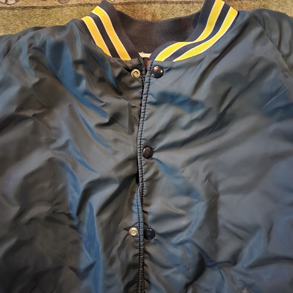 Blue and Yellow Jacket Kenmore Air Harbor Xl Vintage Washington - Picture 6 of 9